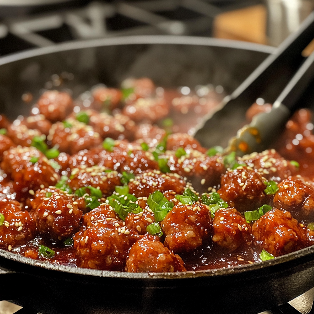 Korean BBQ Meatballs Recipe