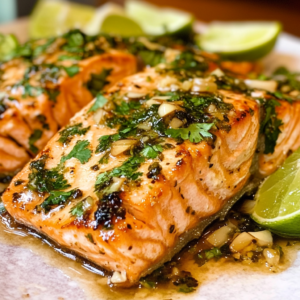 Ultimate Honey Garlic Salmon with Fresh Zesty Cilantro Lime