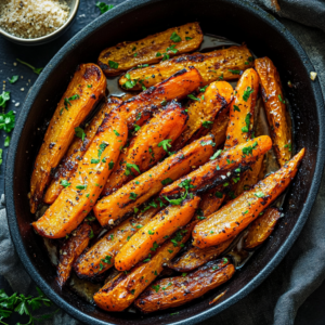 Savory Honey Garlic Butter Roasted Carrots Extravaganza