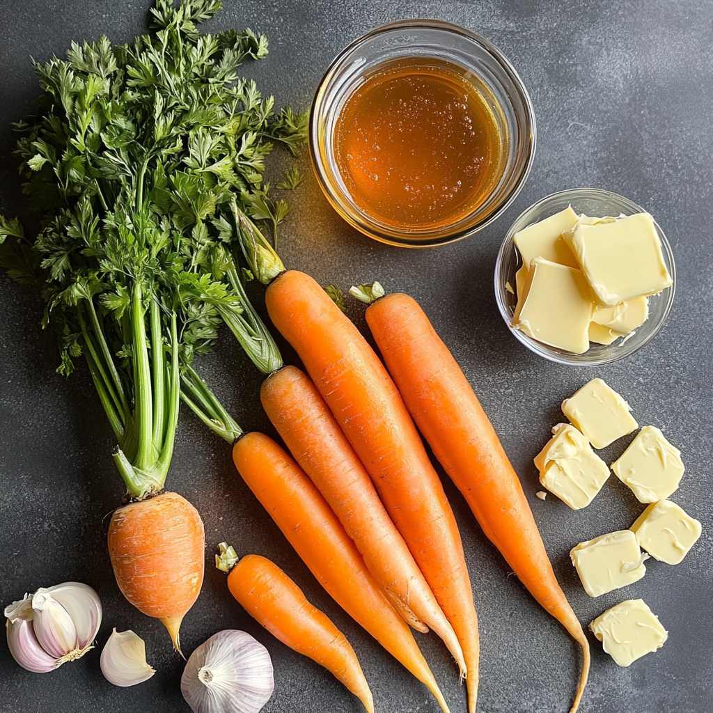 Honey Garlic Butter Roasted Carrots Recipe