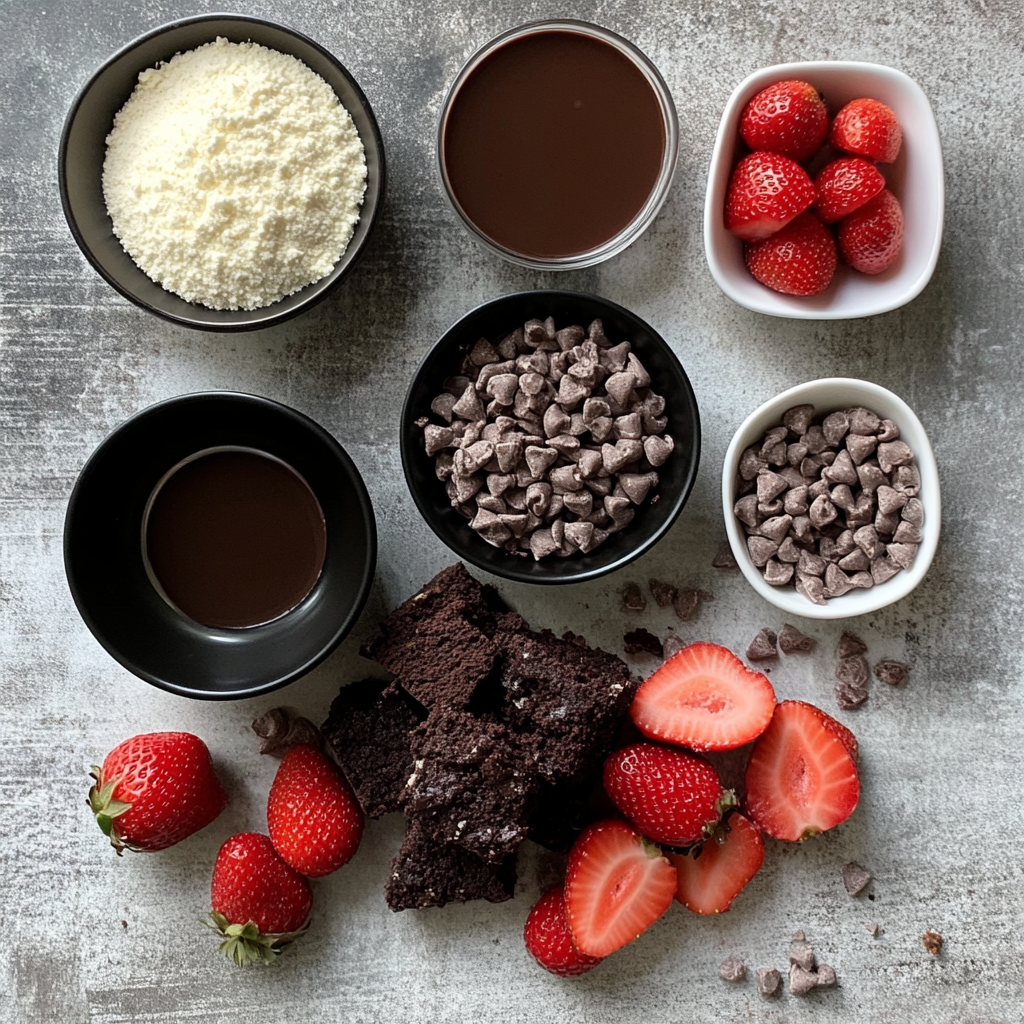 strawberry brownie recipe