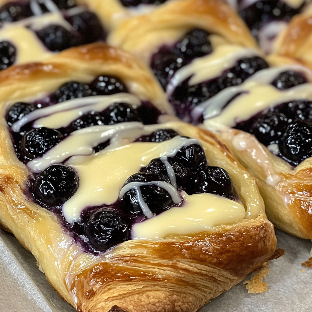 Easy Blueberry Cream Cheese Danish Recipe
