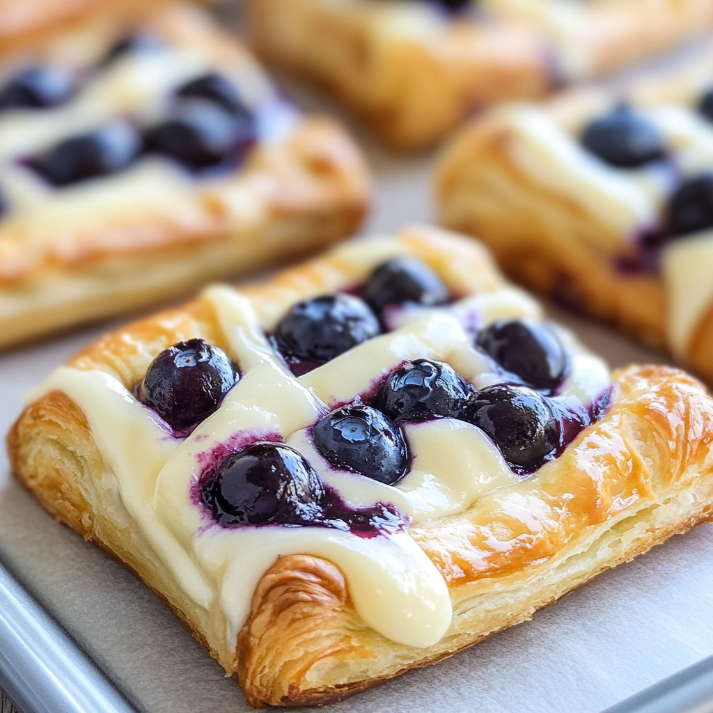 Easy Blueberry Cream Cheese Danish Recipe