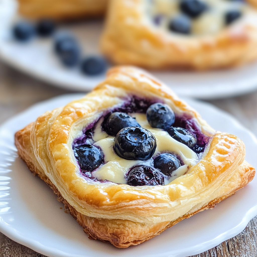 Easy Blueberry Cream Cheese Danish Recipe