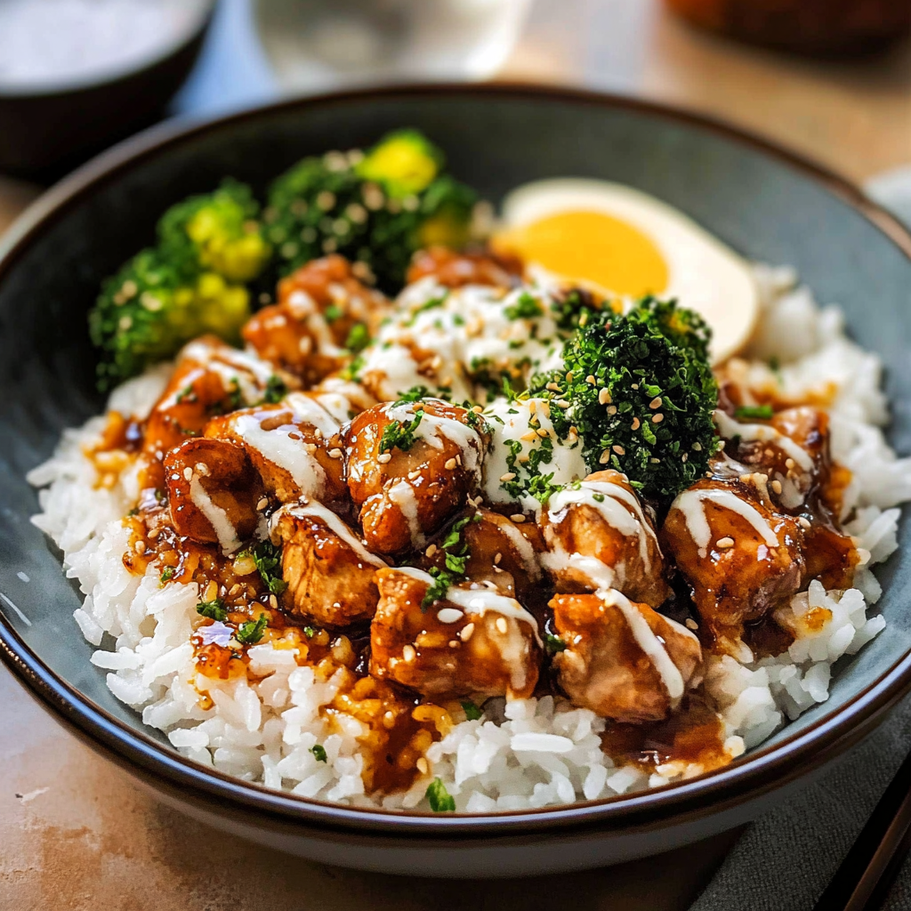 Easy Chicken Rice Bowl Recipe