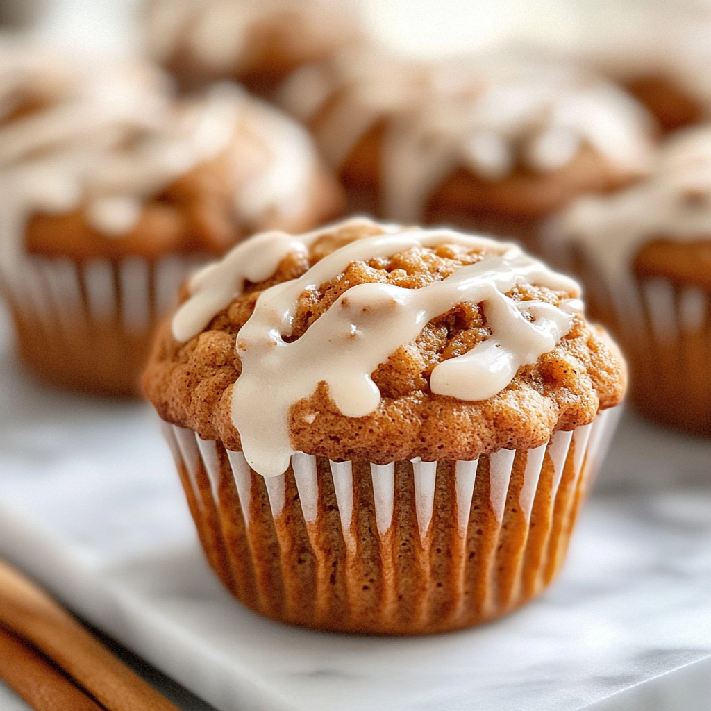Pumpkin Muffins with Icing Recipe
