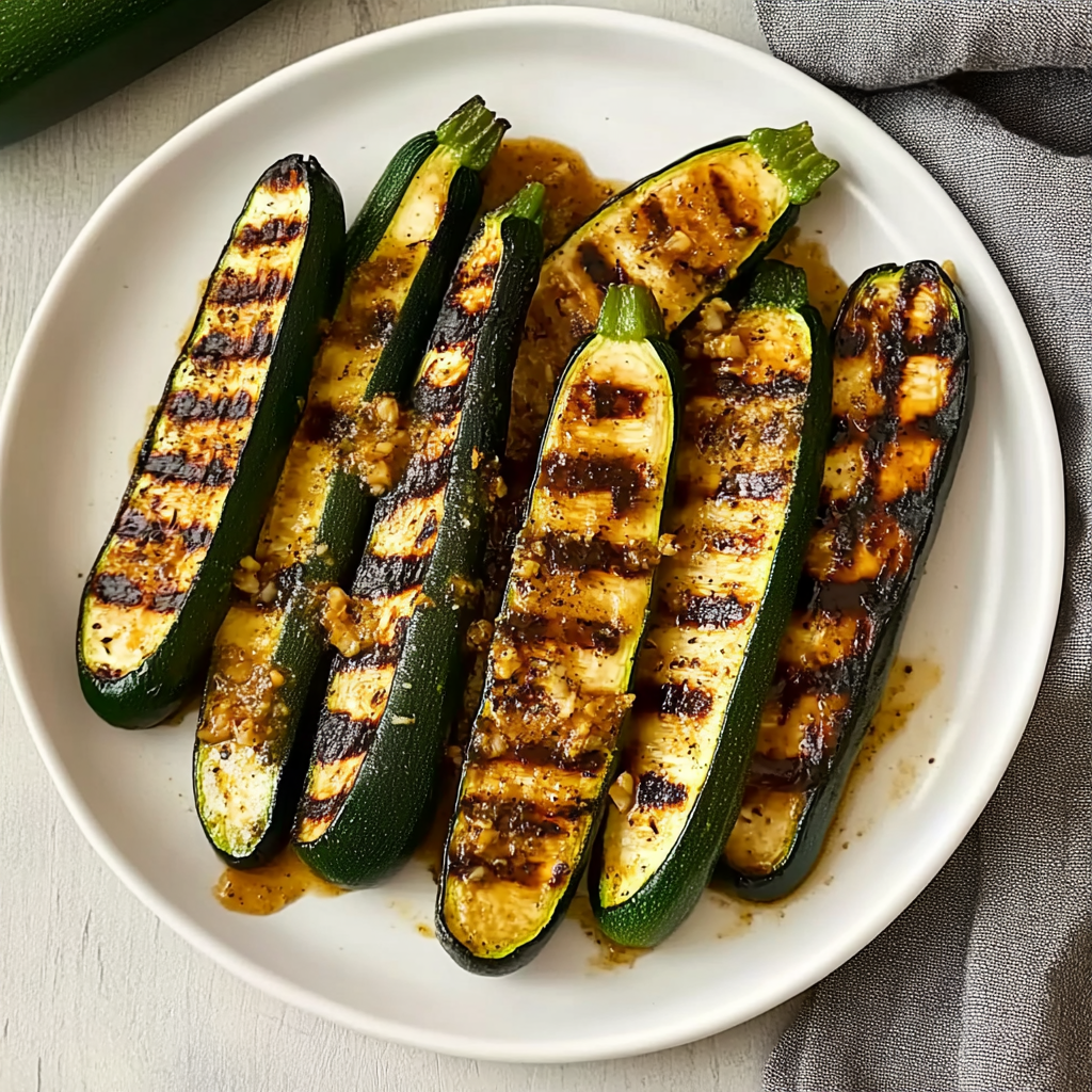 balsamic grilled zucchini
