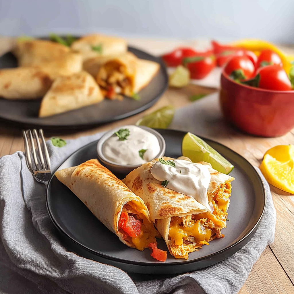 cheesy pocket tacos
