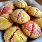 lemon strawberry pound cookies