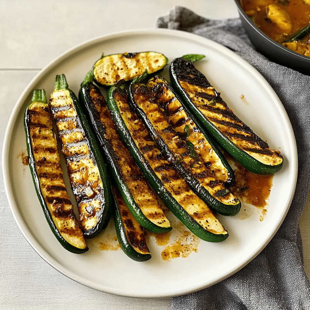 balsamic grilled zucchini