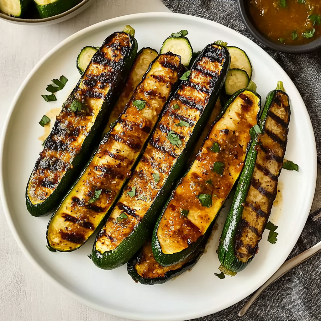balsamic grilled zucchini