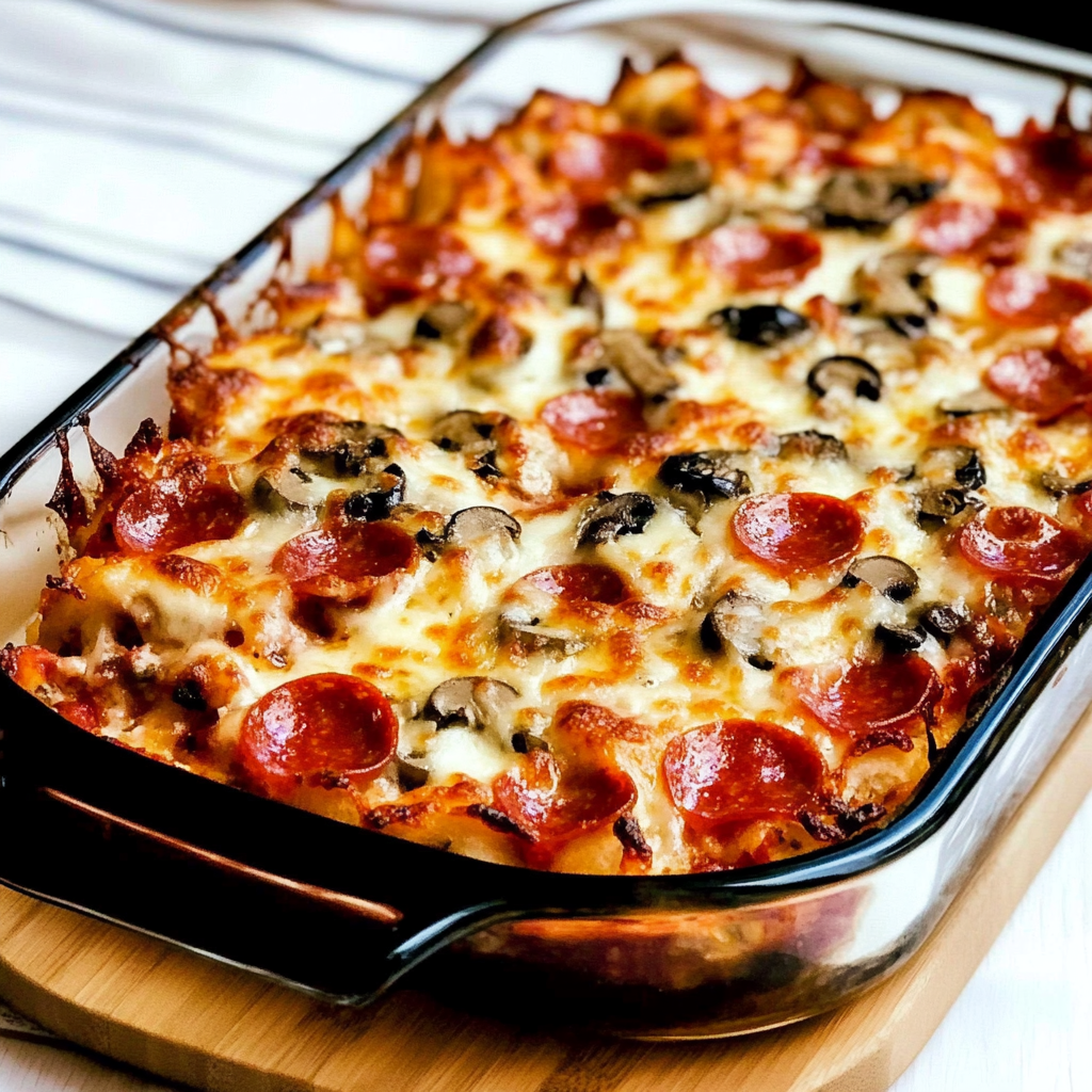 low carb pizza casserole