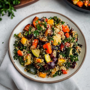 roasted vegetable quinoa salad