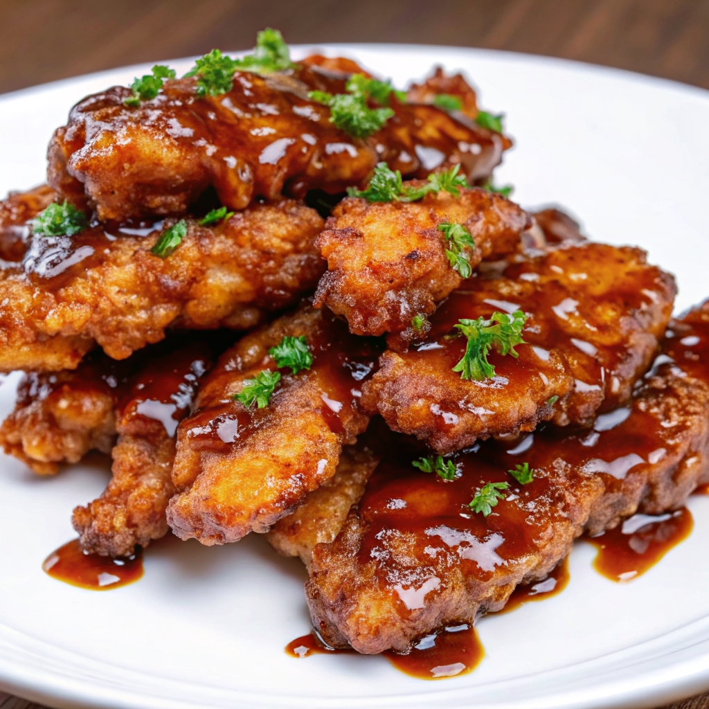 Korean honey butter chicken