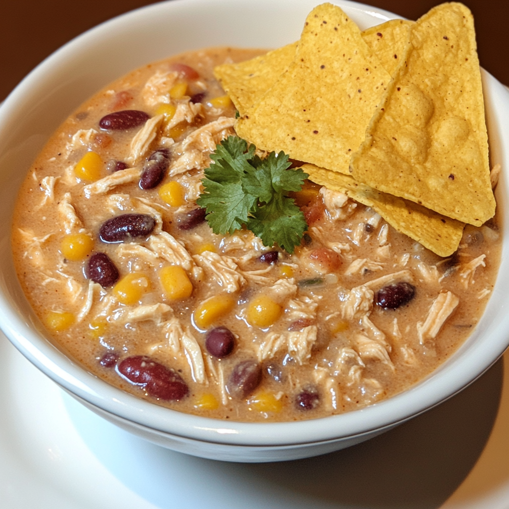 cream cheese chicken chili