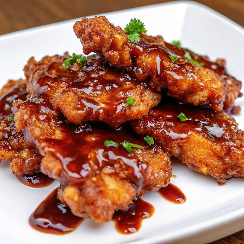 Korean honey butter chicken