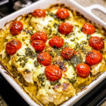 caprese chicken casserole
