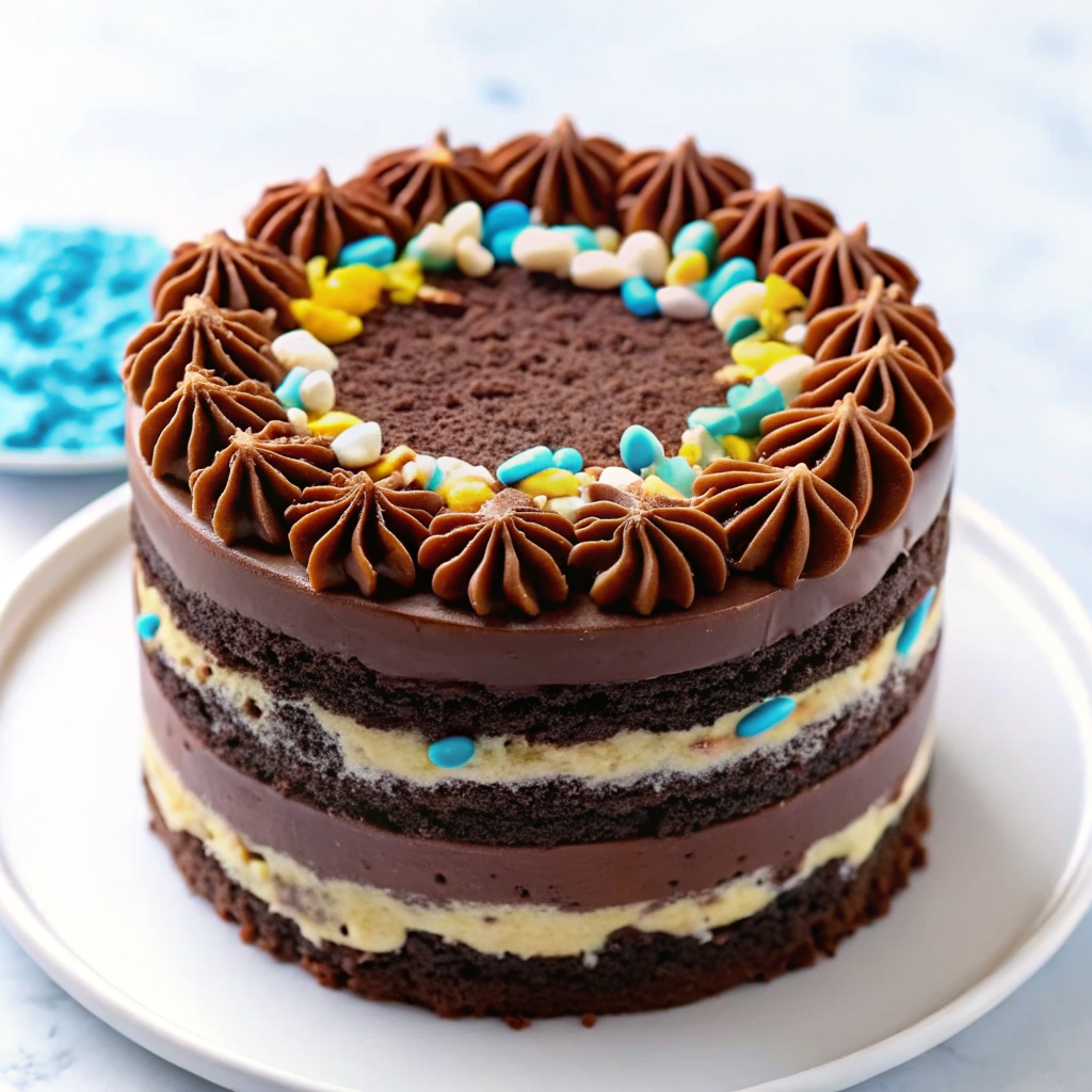 mini naked chocolate cake
