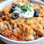 slow cooker chicken rice
