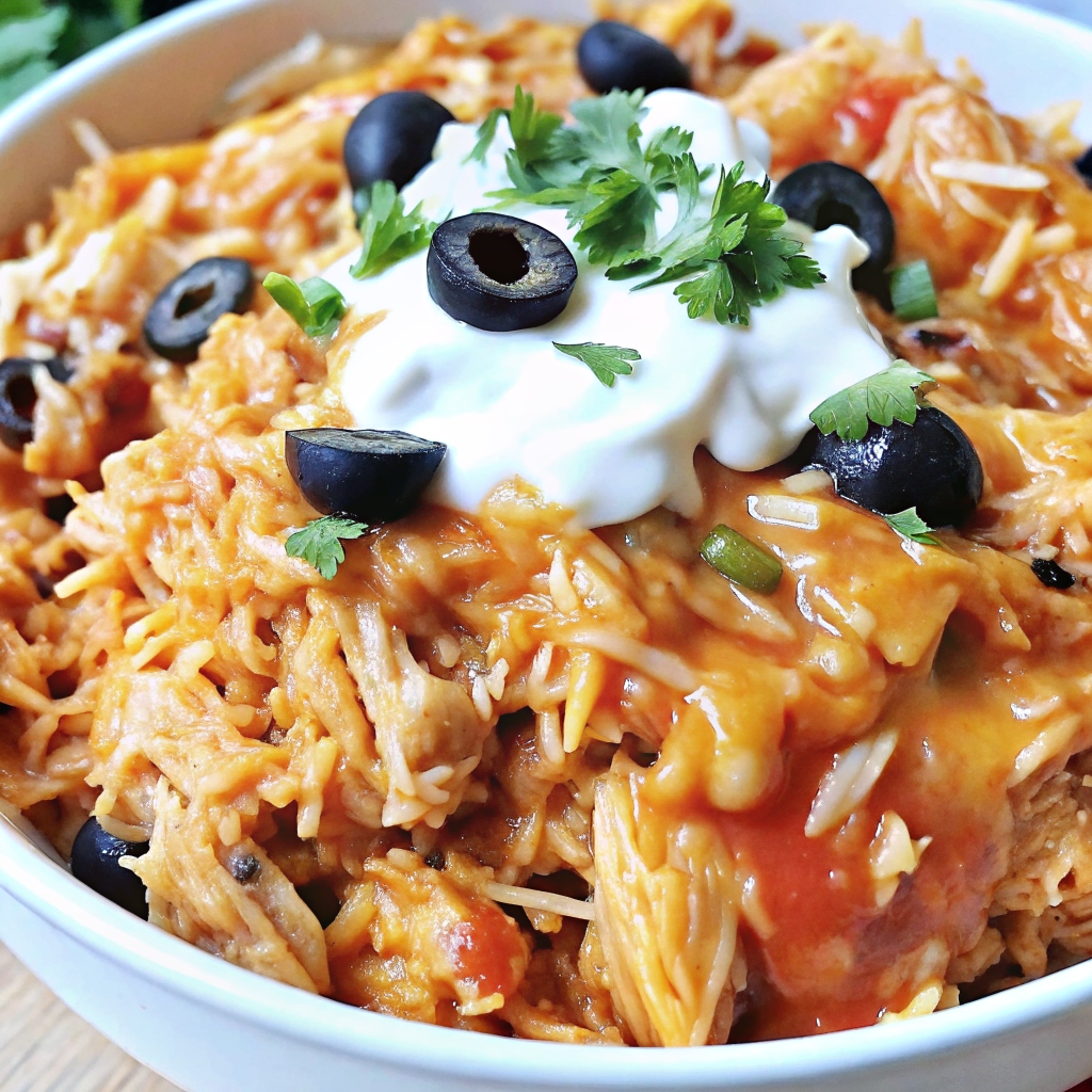 slow cooker chicken rice