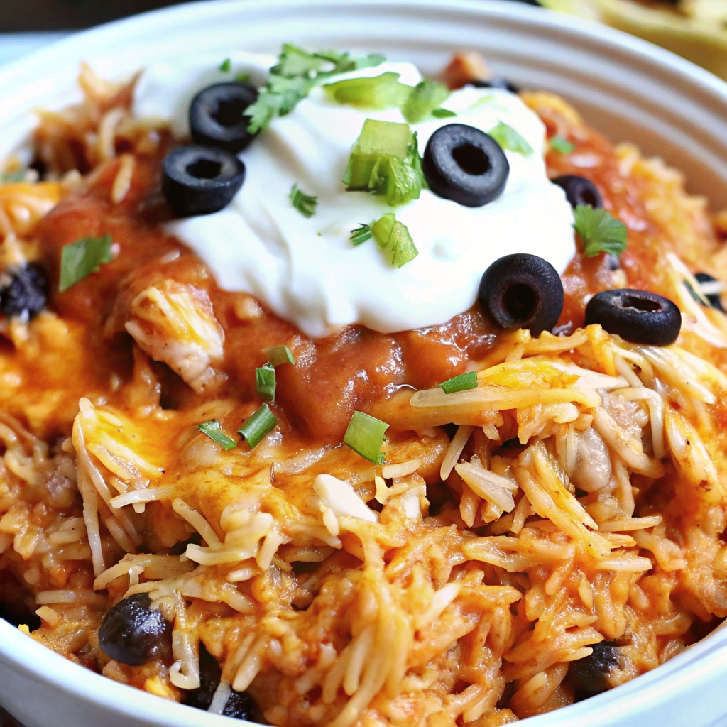 slow cooker chicken rice