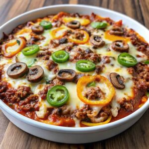 low carb pizza bowls