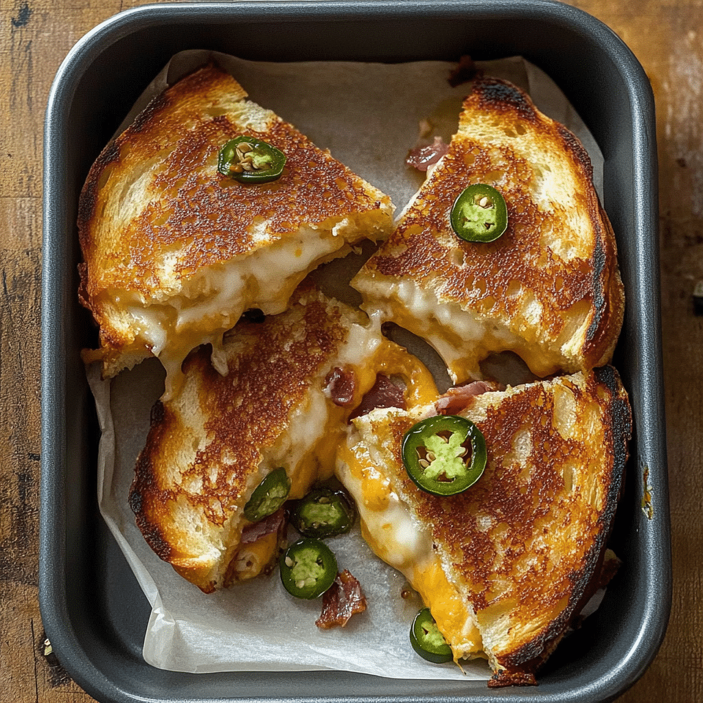 jalapeno popper grilled cheese
