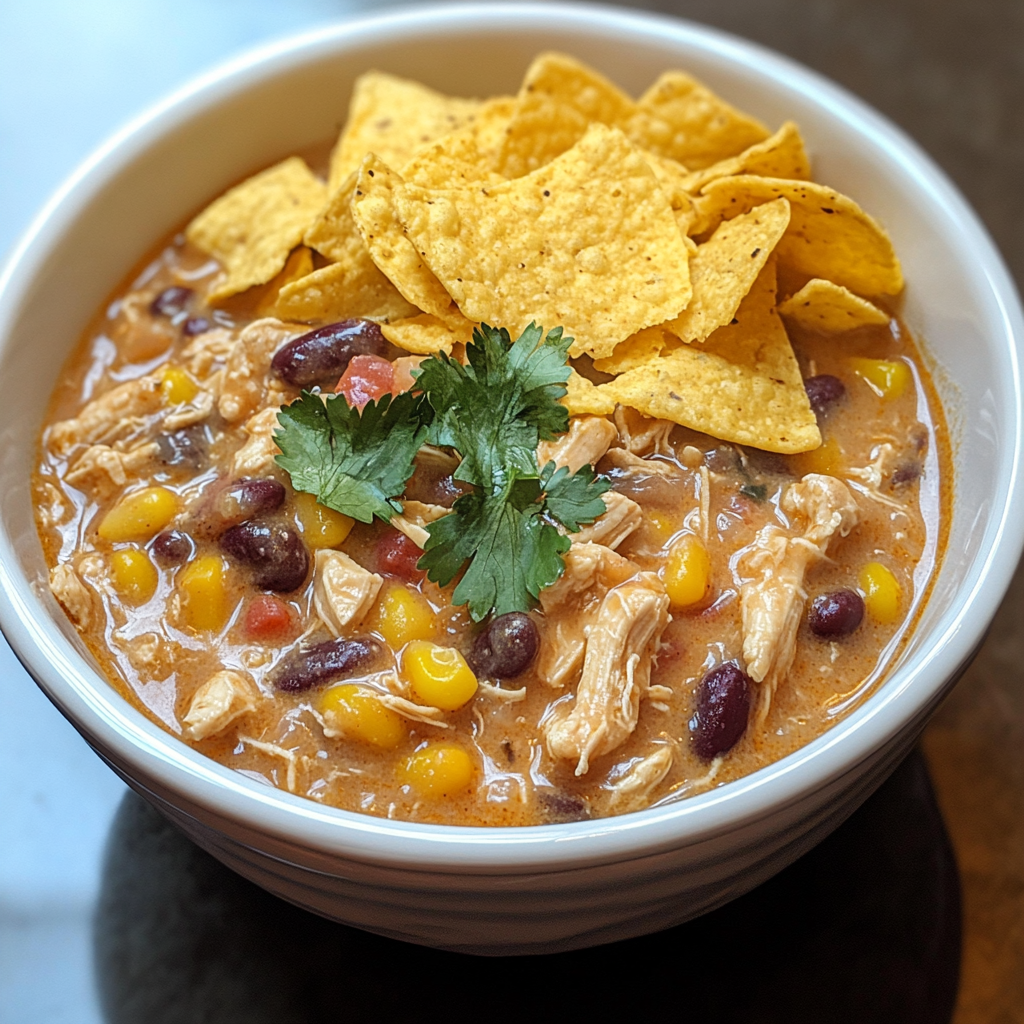 cream cheese chicken chili