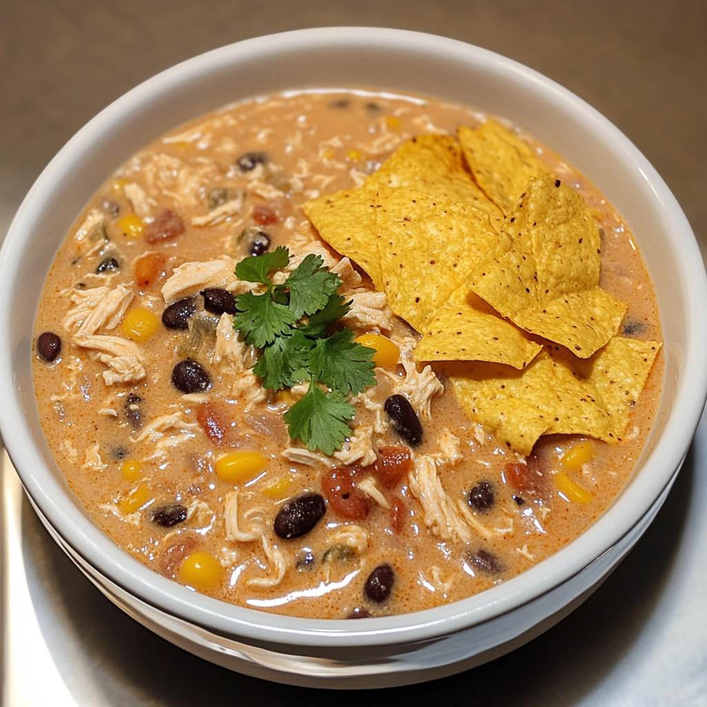 cream cheese chicken chili