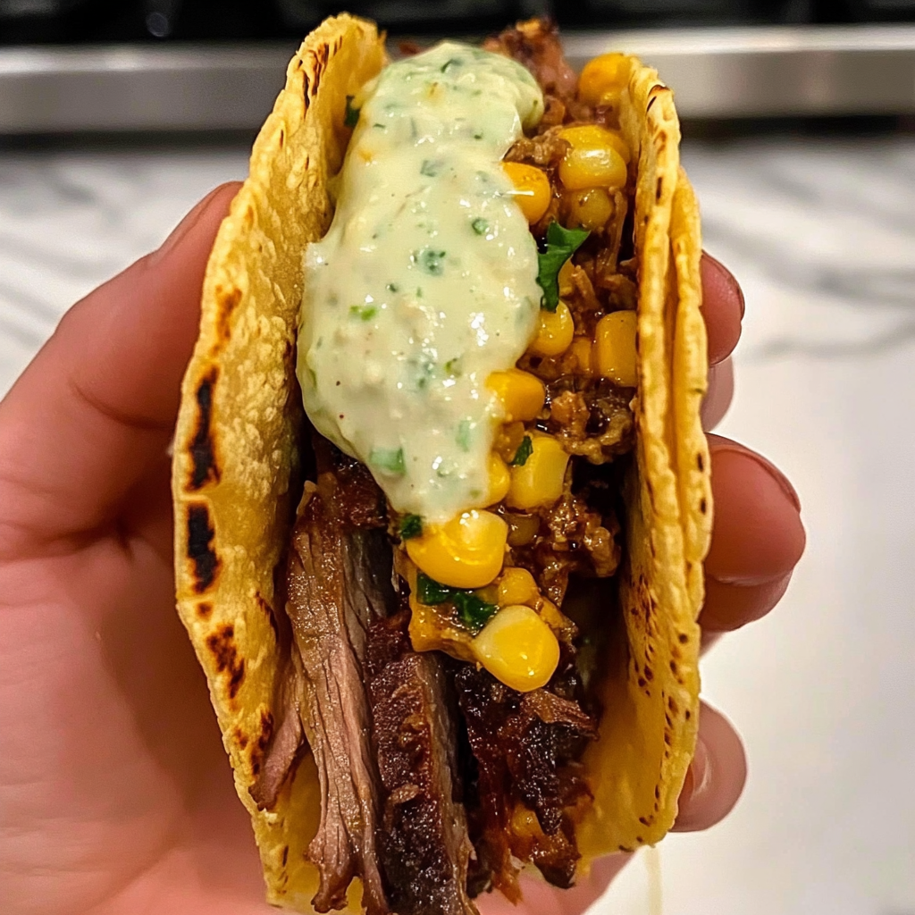 braised brisket tacos
