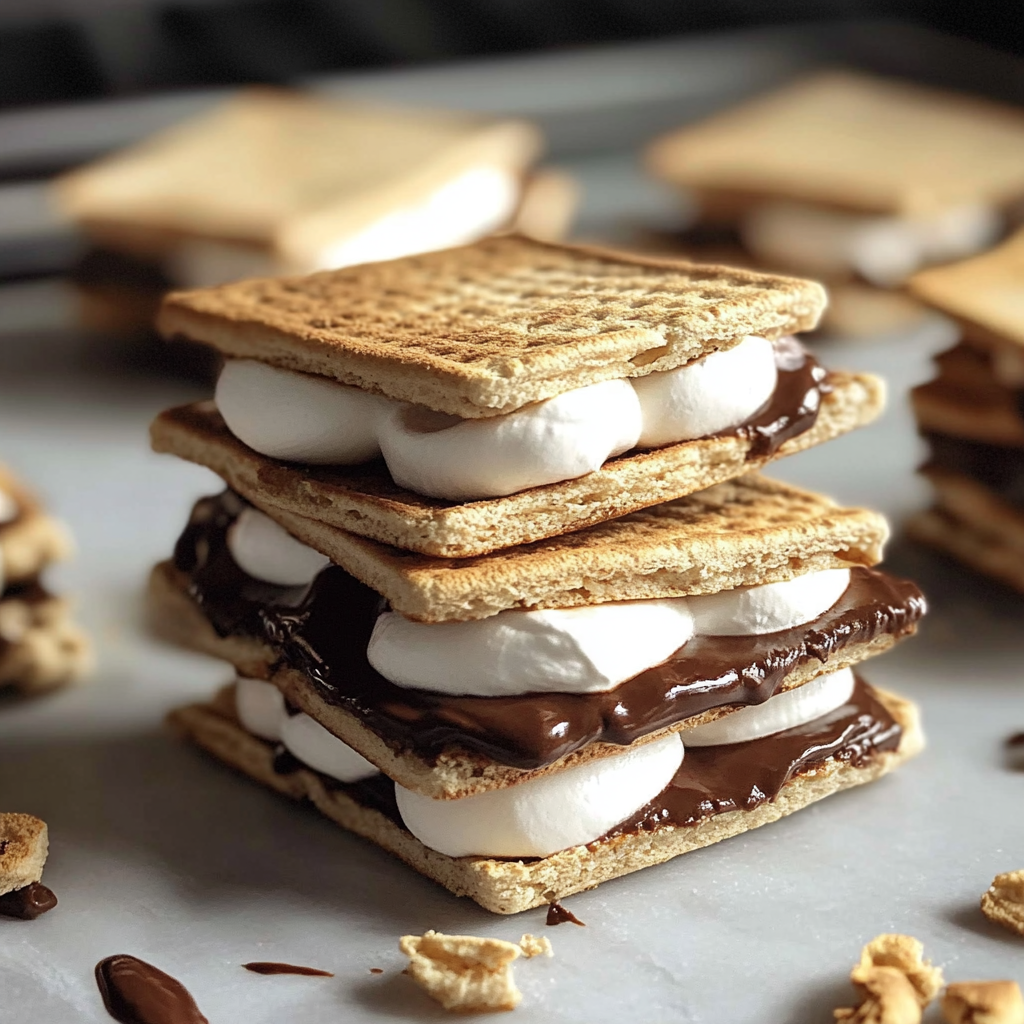 Air Fryer S'mores food photograph 2