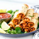 cream cheese chicken taquitos