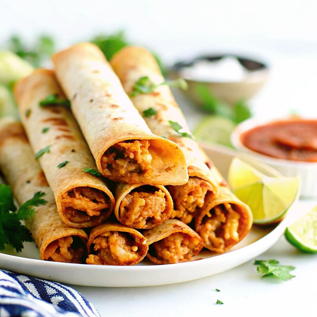 cream cheese chicken taquitos
