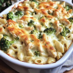 Creamy Chicken Broccoli Alfredo Bake Recipe