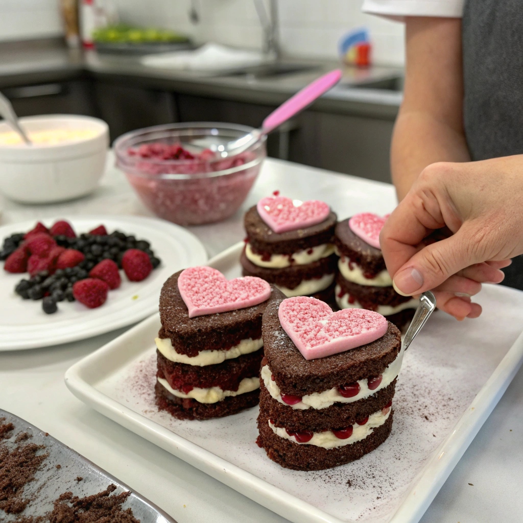 mini naked chocolate cake