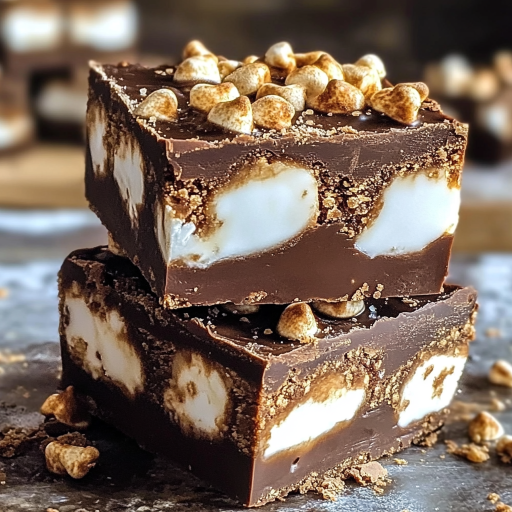 Smores Chocolate Fudge food photograph 3