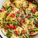 ravioli tomato asparagus