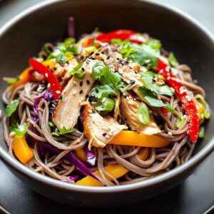 Asian Chicken Soba Noodles Recipe – Easy 30-Minute Dinner