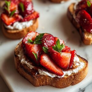 Balsamic Strawberry Toast – Easy Perfect Breakfast Recipe