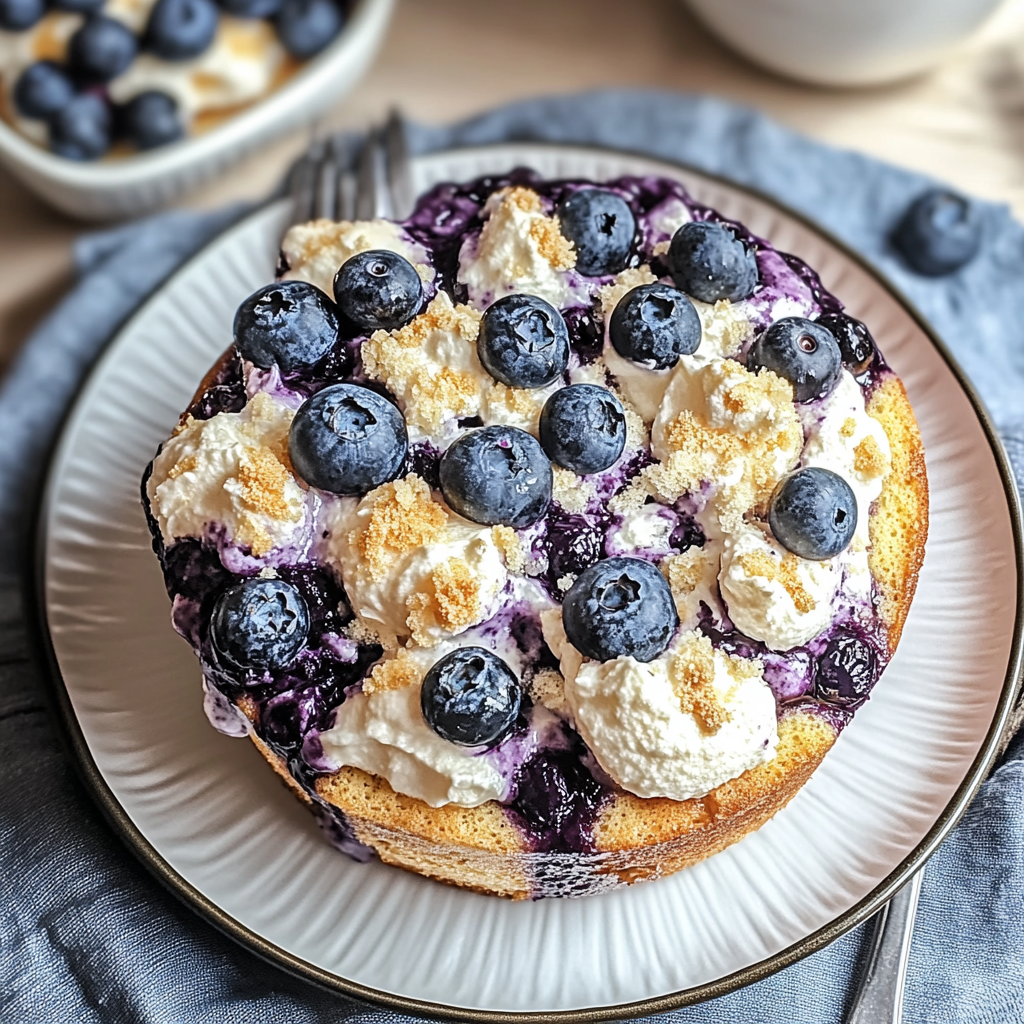 Blueberry Cream Cheese Coffee food photograph 2