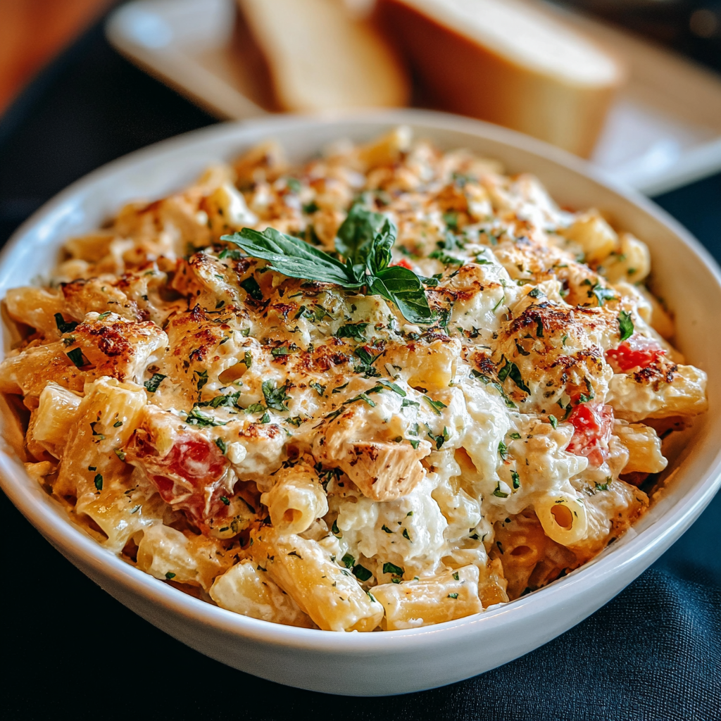 Boursin Cheese Baked Pasta food photograph 1