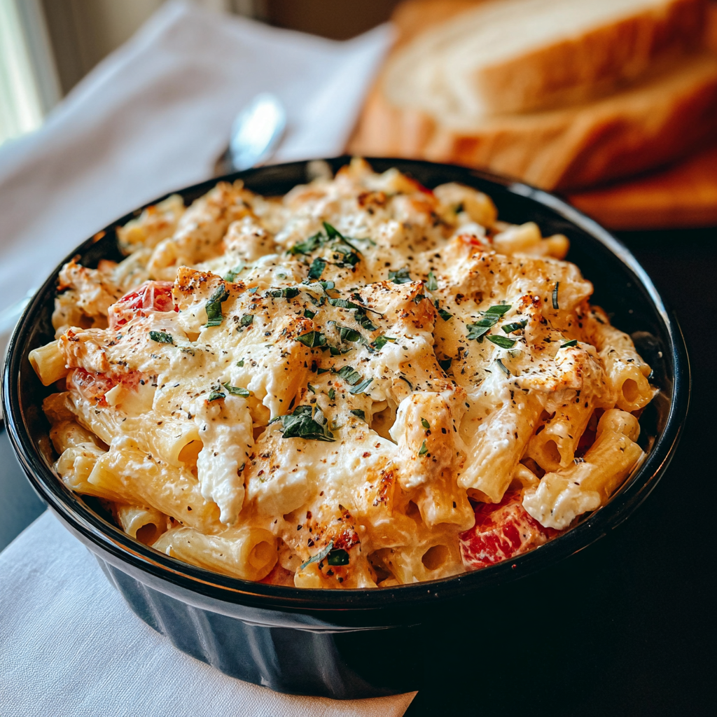 Boursin Cheese Baked Pasta food photograph 2