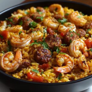 Cajun Shrimp Sausage Rice Recipe – Easy One-Pot Dinner