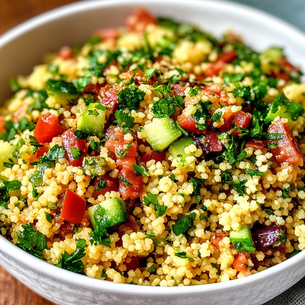 Couscous Tabbouleh Salad food photograph 2