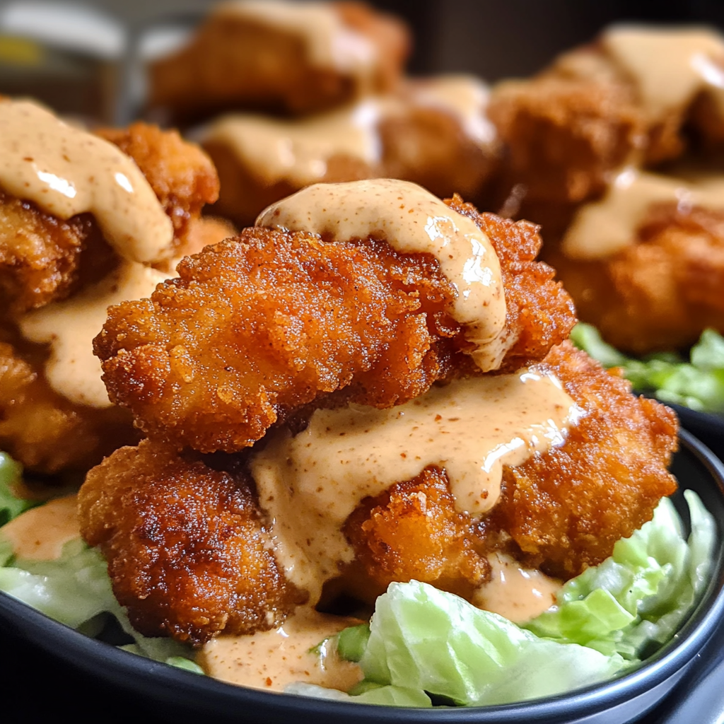 Crispy Bang Bang Chicken food photograph 3