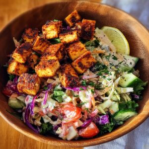 Crispy Tofu Summer Slaw – Perfect Healthy Bowl Recipe