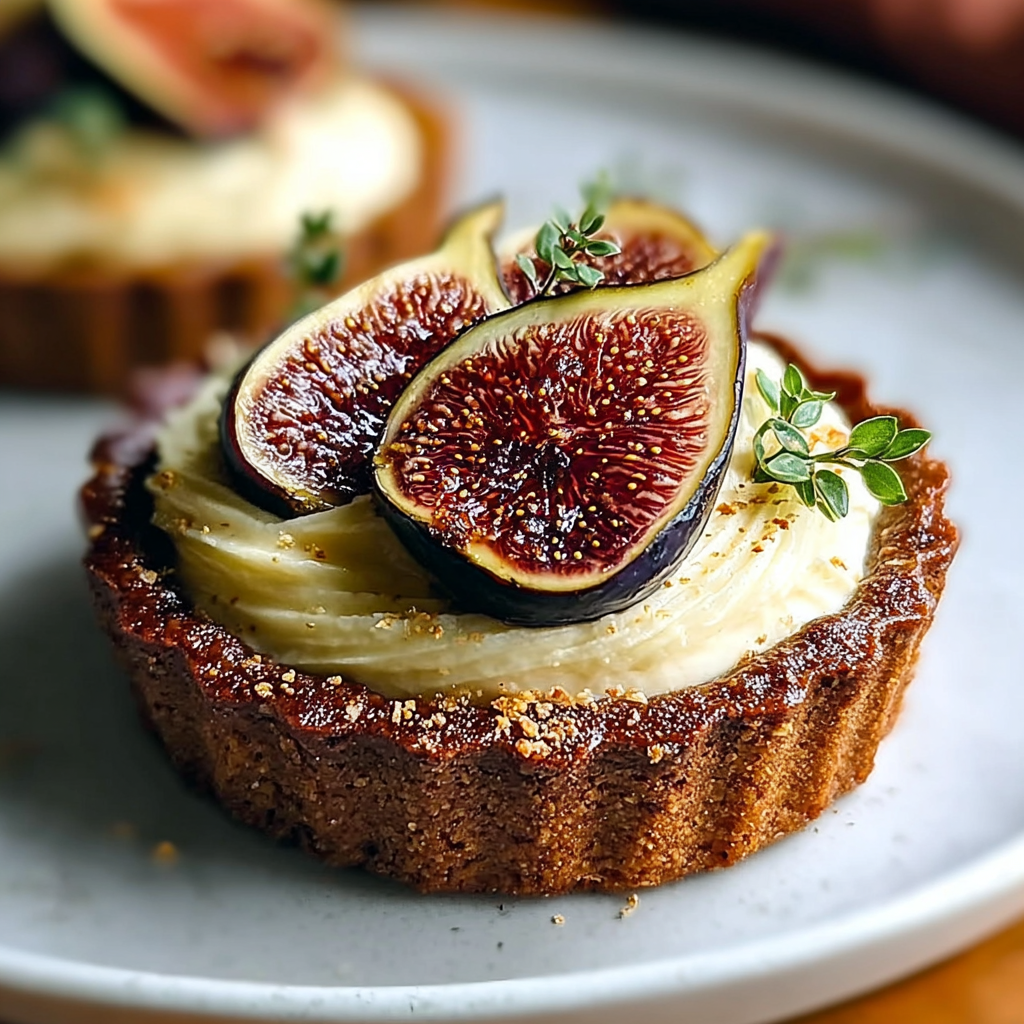 Fig Mascarpone Tart food photograph 1
