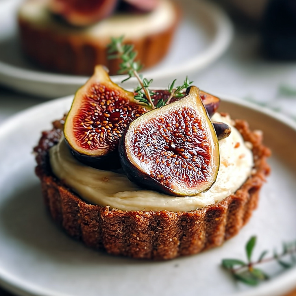 Fig Mascarpone Tart food photograph 3