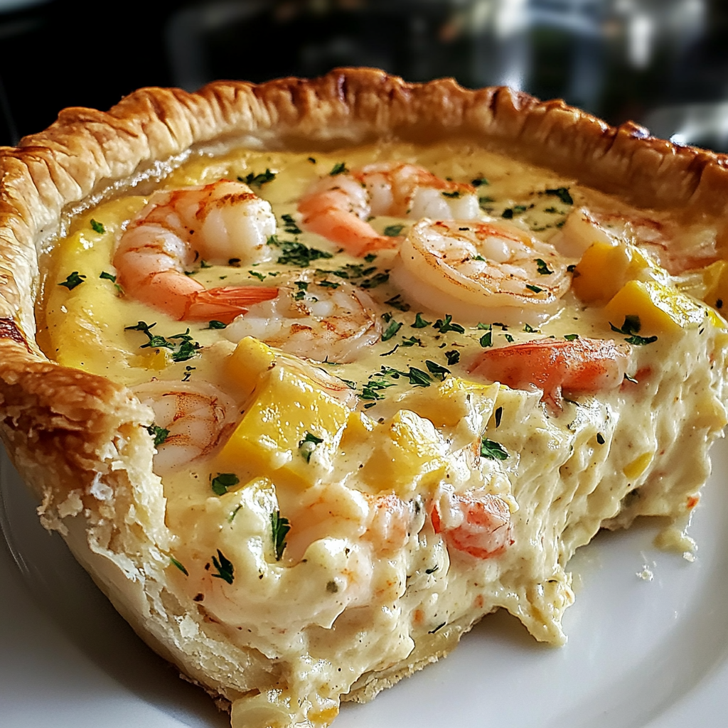 Florida Shrimp Pie Creamy food photograph 1
