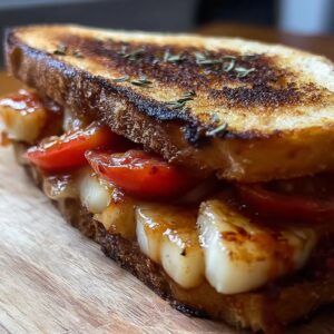 Grilled Halloumi Tomato Sandwich – Easy Mediterranean Recipe